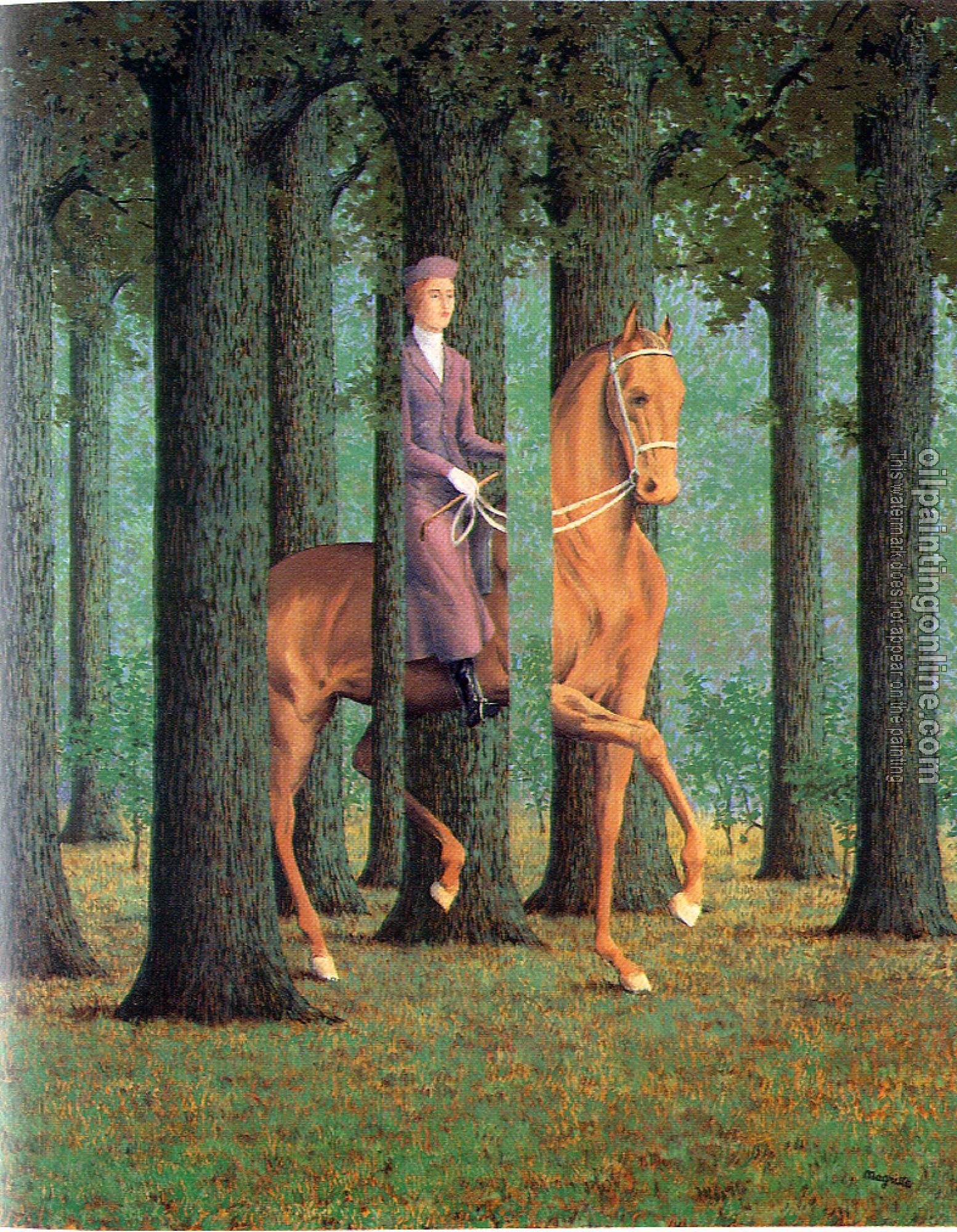 Magritte, Rene - the blank signature